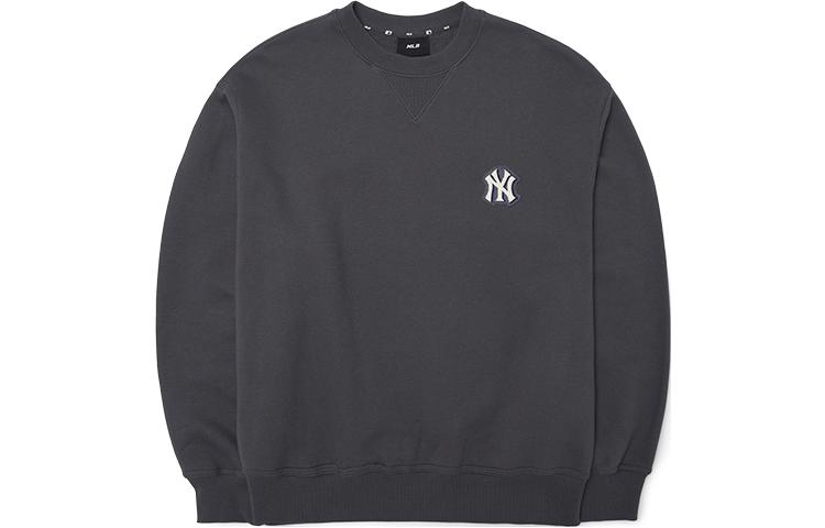 MLB New York Yankees FW22 Plain Crewneck Sweatshirt Dark Gray 3AMTB0526-50CGS