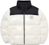 Order MLB New York Yankees Jaket Puffer Warna Glossy Blok Unisex Putih Musim Sejuk. 3ADJN0516-50IVS