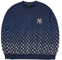 MLB New York Yankees Gradient Logo Crewneck Sweatshirt Navy Unisex Fall Style 3AMTM1024-50NYD MLB New York Yankees Gradient Logo Crewneck Sweatshirt Navy Unisex Fall Style 3AMTM1024-50NYD