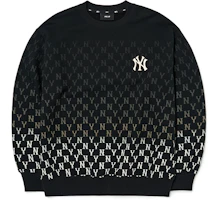 Order MLB 紐約洋基漸層標誌黑色秋季款男女連帽衛衣 3AMTM1024-50BKS