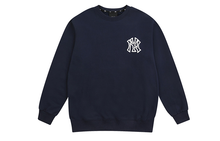 MLB New York Yankees Graffiti Crewneck Sweatshirt Unisex Navy Blue 31MT54061-50N 圖 3
