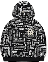 MLB New York Yankees Graffiti Hoodie Unisex Black - Fall Edition 3AHDZ0124-50BKS MLB New York Yankees Graffiti Hoodie Unisex Black - Fall Edition 3AHDZ0124-50BKS