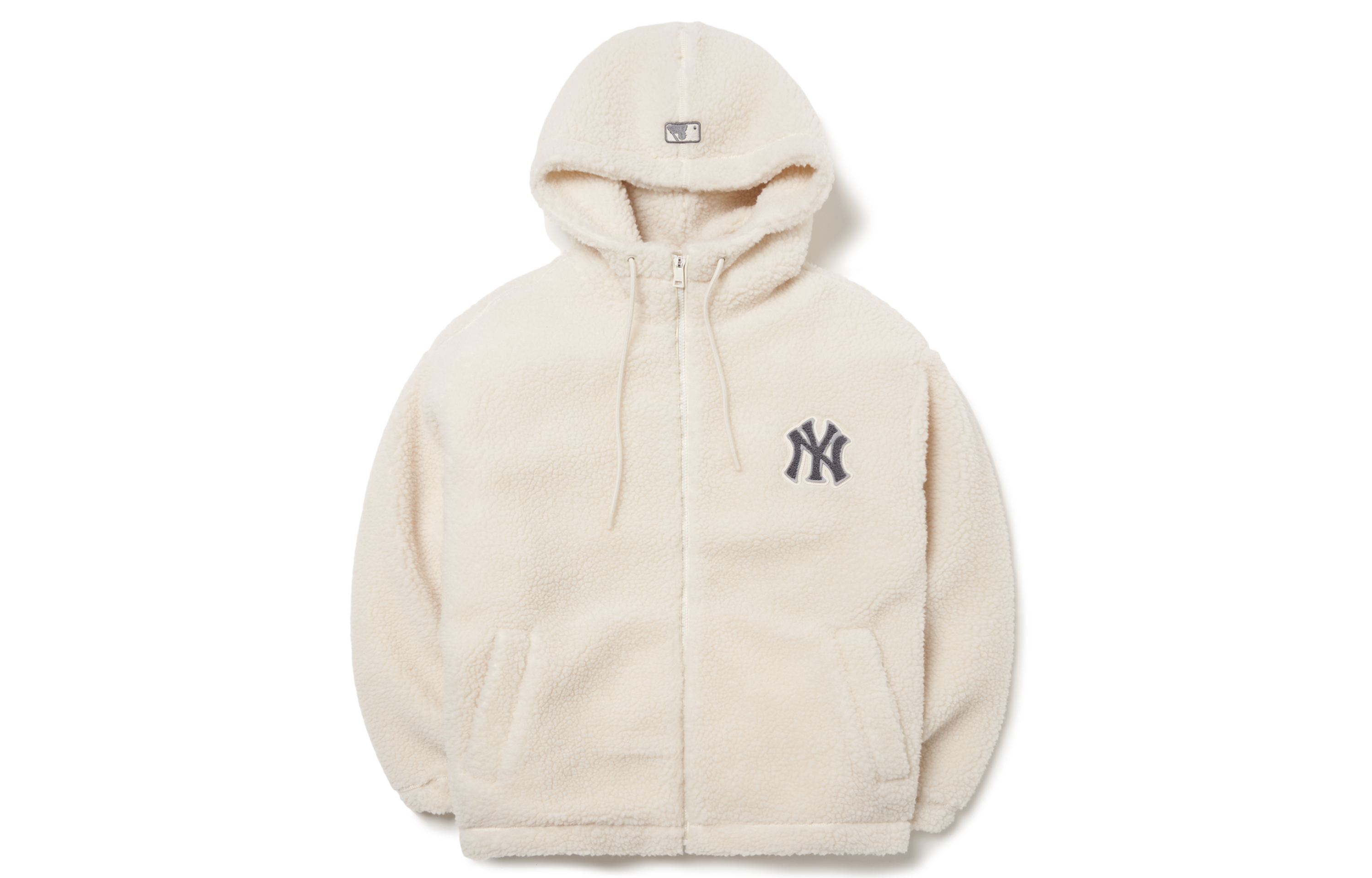 MLB New York Yankees Graffiti Logo Fleece Hoodie Jacket Winter Unisex Off-White. 3AJPF1716-50CRS 圖 3