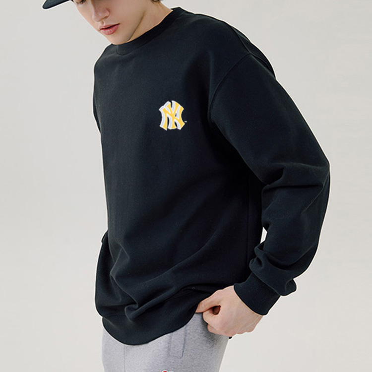 Purchase MLB New York Yankees Graffiti Logo Retro Pullover Sweatshirt Unisex Black 31MT02041-50L