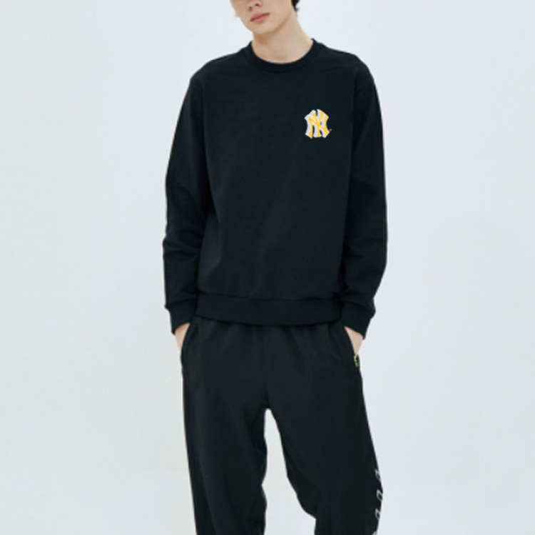 Details for MLB New York Yankees Graffiti Logo Retro Pullover Sweatshirt Unisex Black 31MT02041-50L
