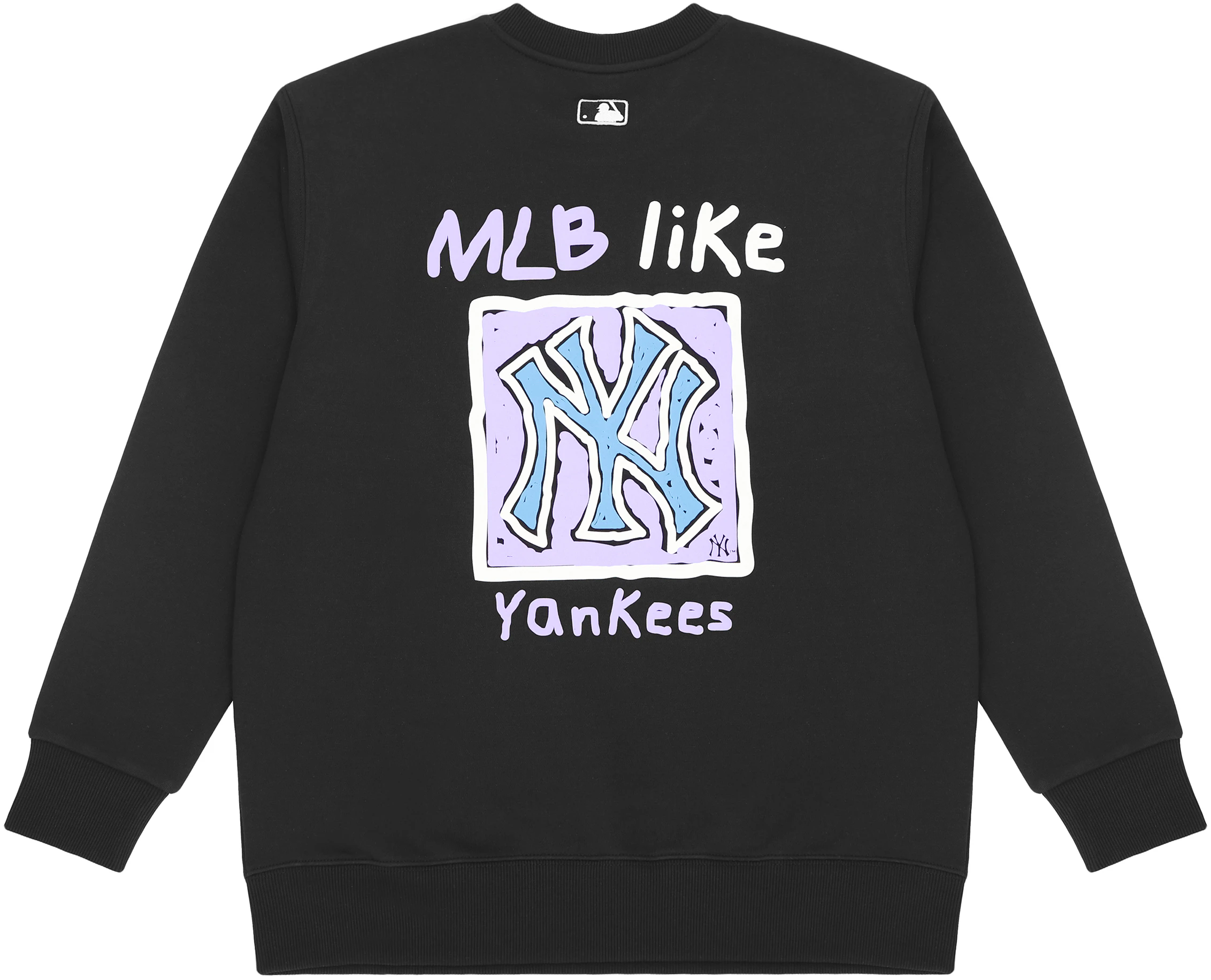 mlb-new-york-yankees-graffiti-print-crewneck-sweatshirt-black-unisex-3-amtl-0414-50-bks