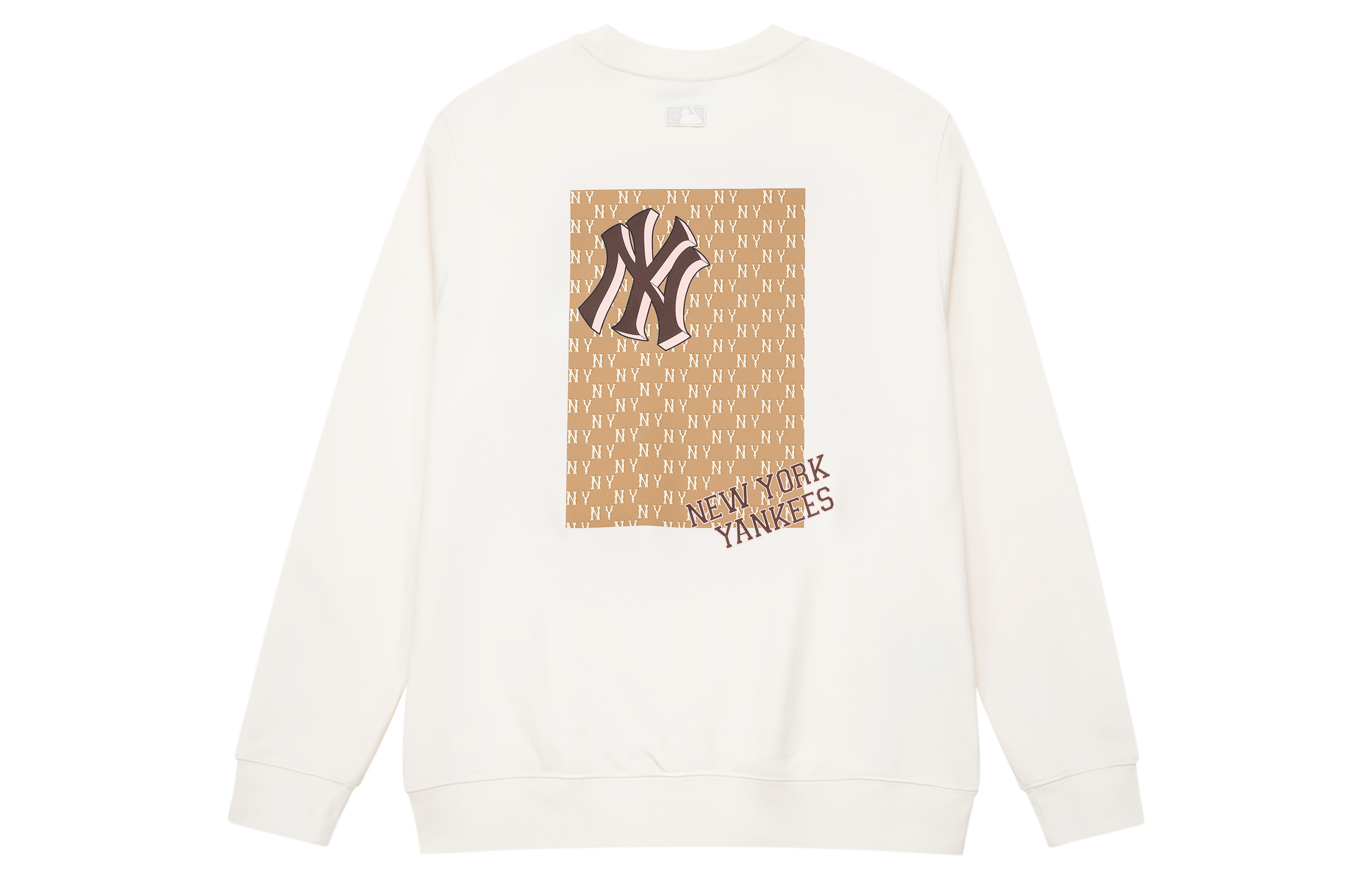 MLB New York Yankees Graphic Crewneck Pullover Sweatshirt Unisex White 3AMTM0934-50CRS