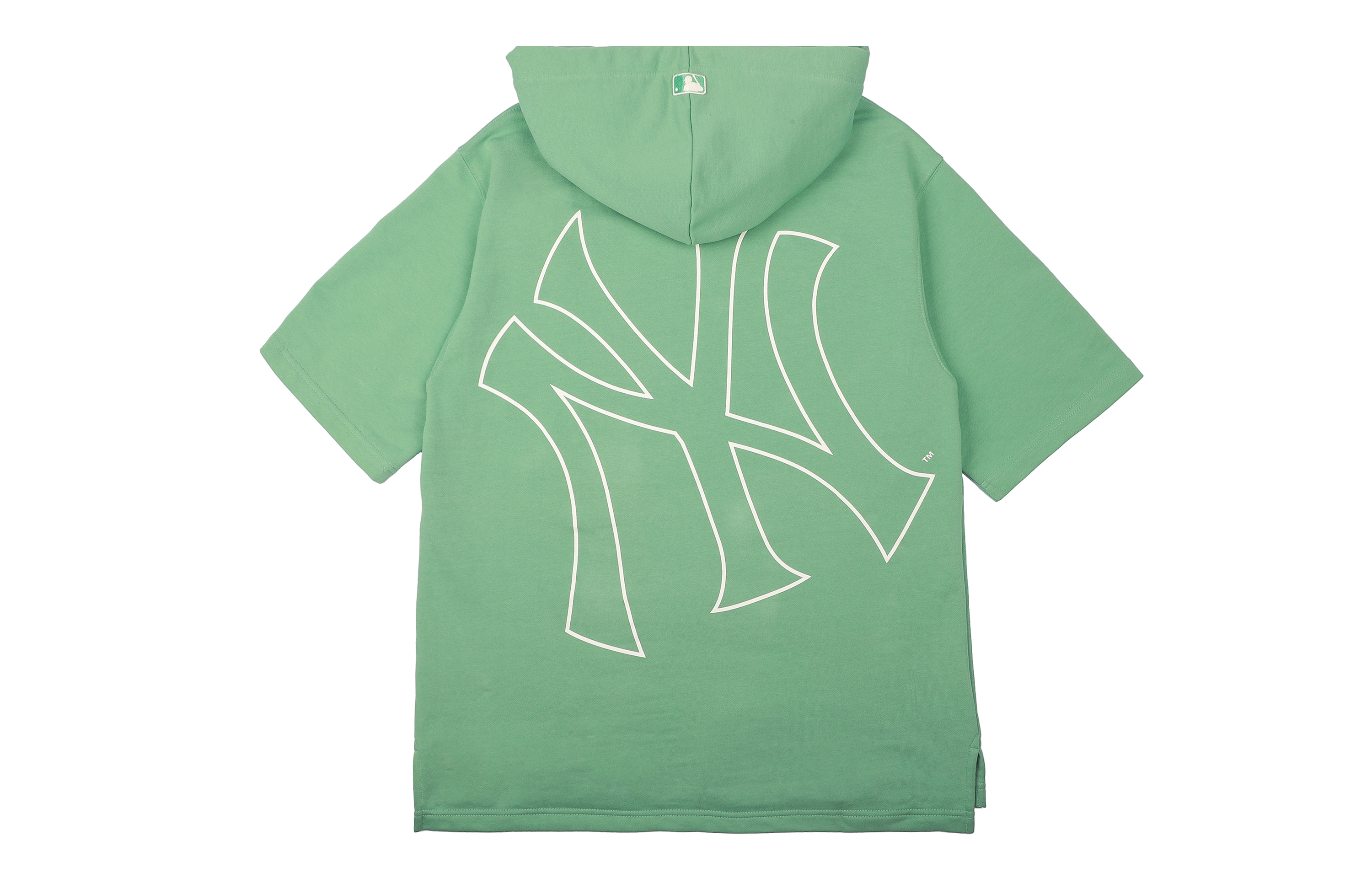 MLB New York Yankees Green Retro Letter Print Hoodie Unisex Casual Style 31HD52131-50K
