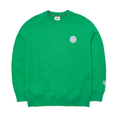 MLB New York Yankees Green Smile Letter Embroidered Sweatshirt Unisex 3AMT00321-50GNL