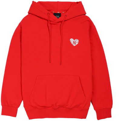 MLB New York Yankees Heart Embroidered Red Hoodie Unisex Casual Sweatshirt 31HDL1111-50R Buy MLB New York Yankees Heart Embroidered Red Hoodie Unisex Casual Sweatshirt 31HDL1111-50R