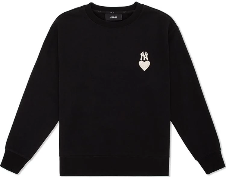 mlb-new-york-yankees-heart-logo-crewneck-sweatshirt-unisex-black-3-amth-9144-50-bks