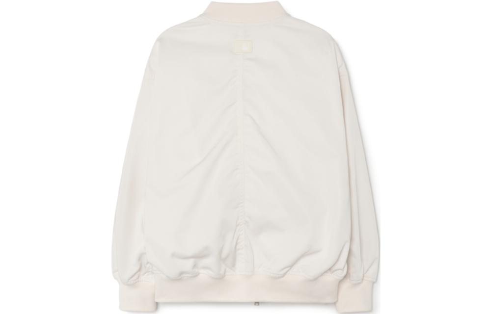 MLB New York Yankees Heart Print Collarless Jacket Unisex White 3AJPH0131-50CRS 圖 3