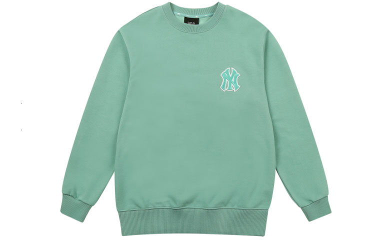 MLB New York Yankees Letter Crewneck Pullover Unisex Sweatshirt Green 31MT08111-50K