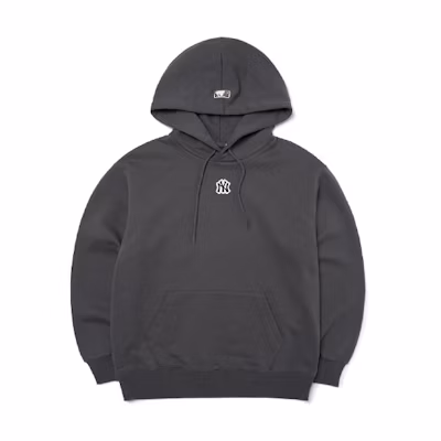 MLB New York Yankees Letter Hoodie Pullover Gray 3AHDB0114-50CGS