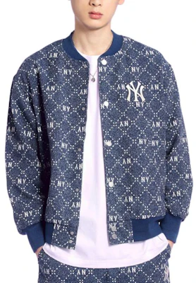 MLB 뉴욕 양키스 레터 자카드 데님 재킷 네이비 유니섹스 3ADKM0131-50INS Shop MLB 뉴욕 양키스 레터 자카드 데님 재킷 네이비 유니섹스 3ADKM0131-50INS