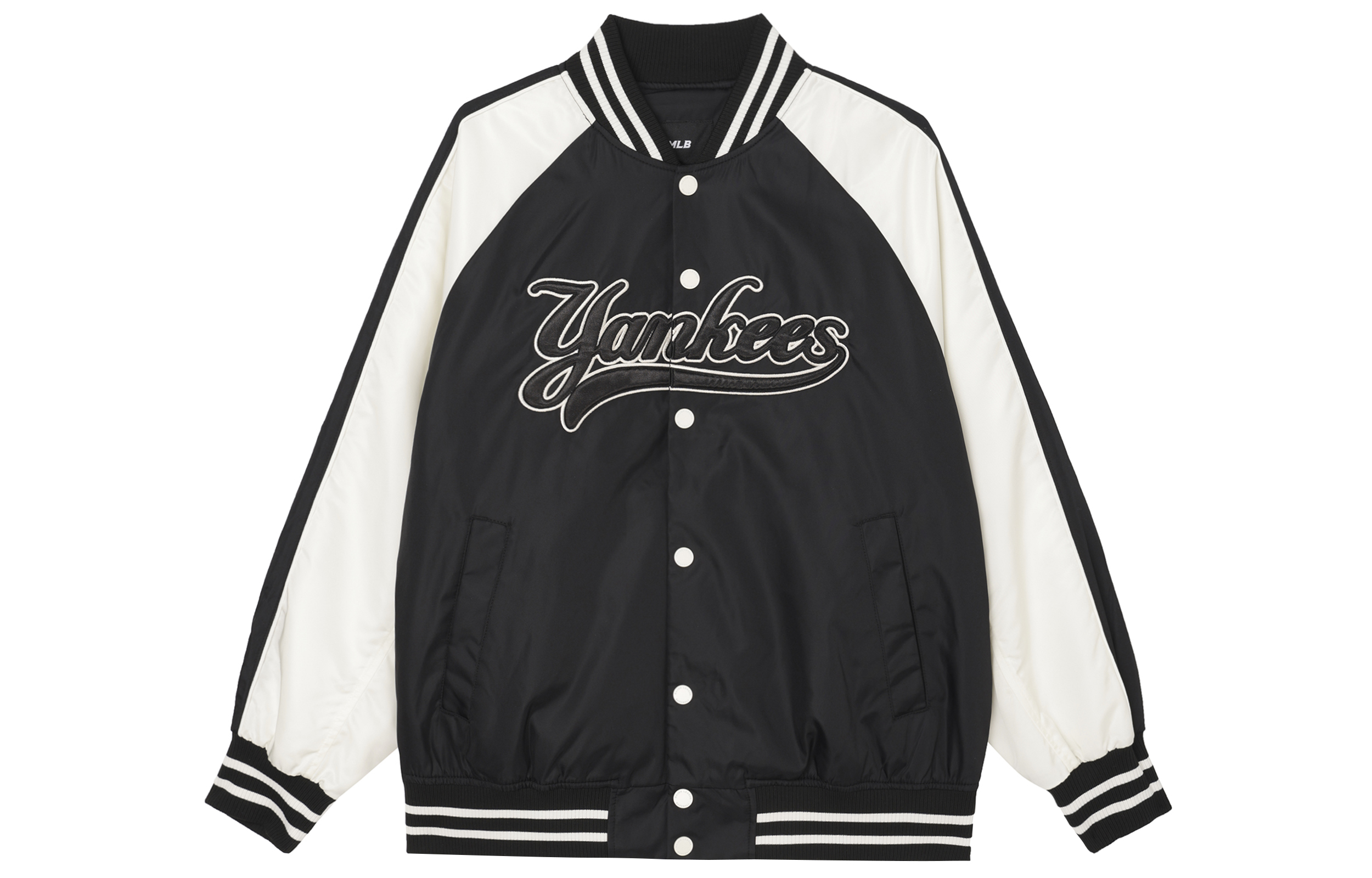 MLB New York Yankees Letter Logo Outdoor Sports Jacket Unisex Black. 3AJPV0244-50BKS
