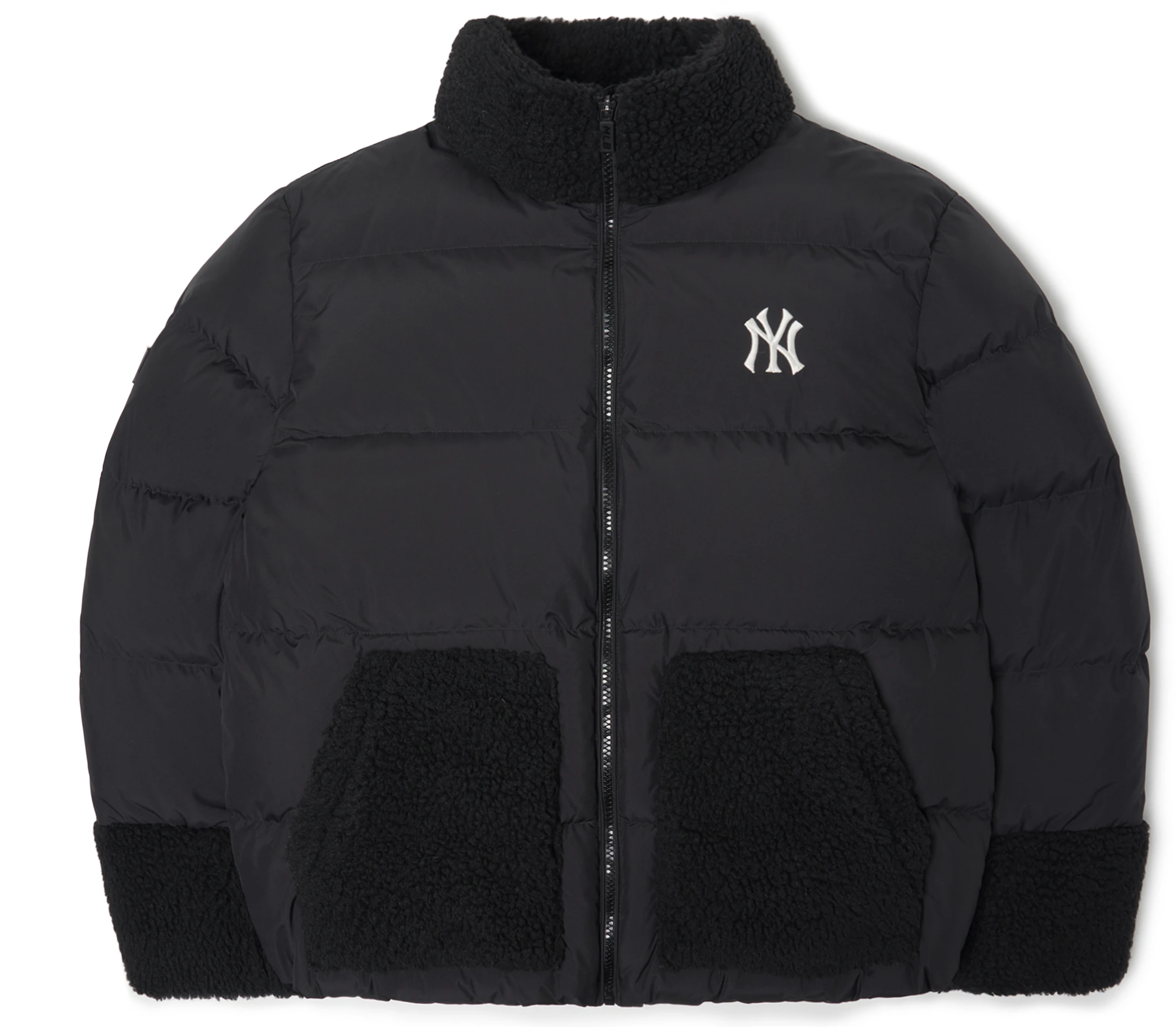 mlb-new-york-yankees-letter-print-fleece-down-jacket-black-unisex-winter-coat-3-adjec-216-50-bks