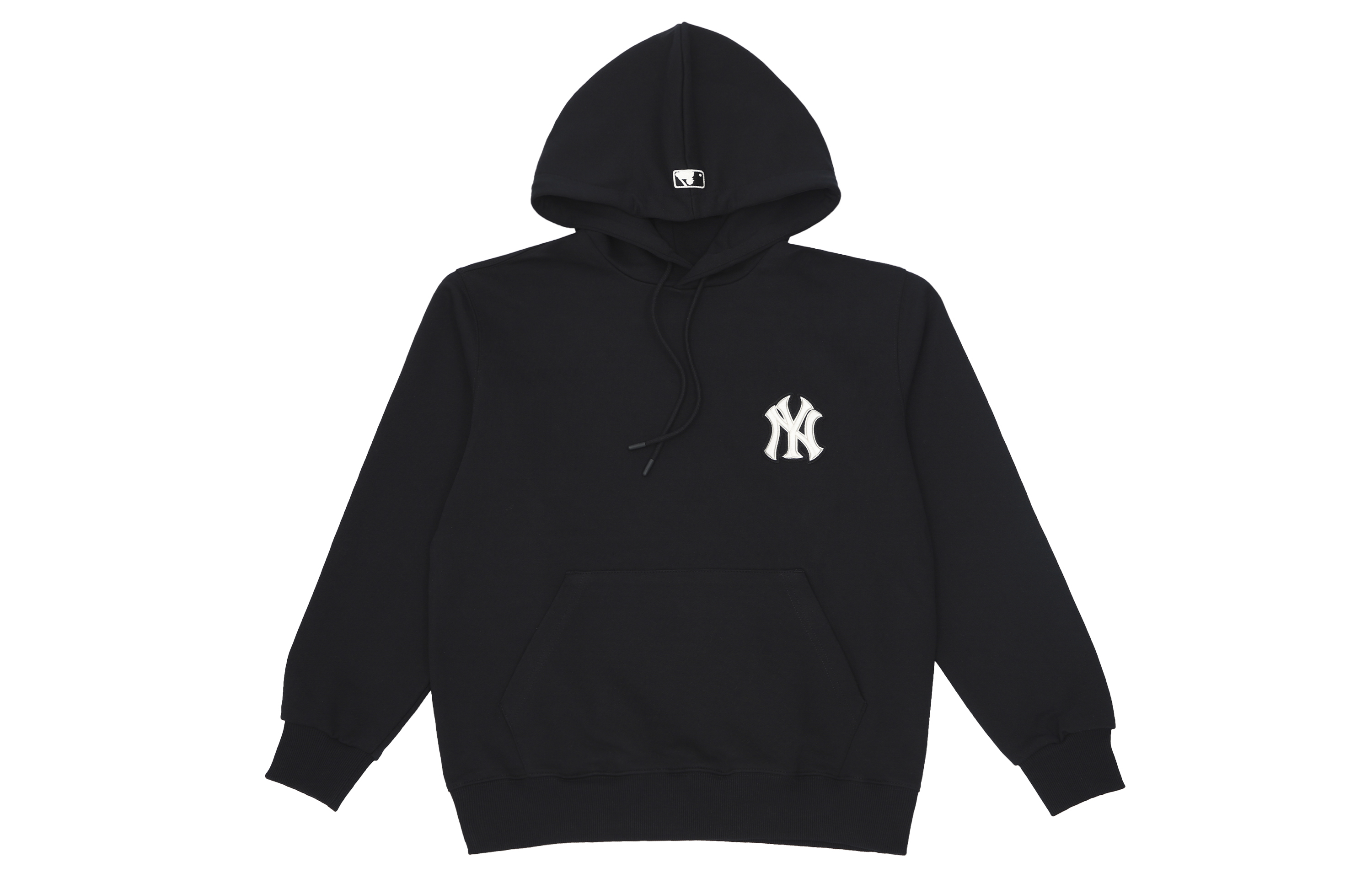 MLB New York Yankees Letter Print Loose Hoodie Unisex - Black 3AHDB0214-50BKS 圖 2