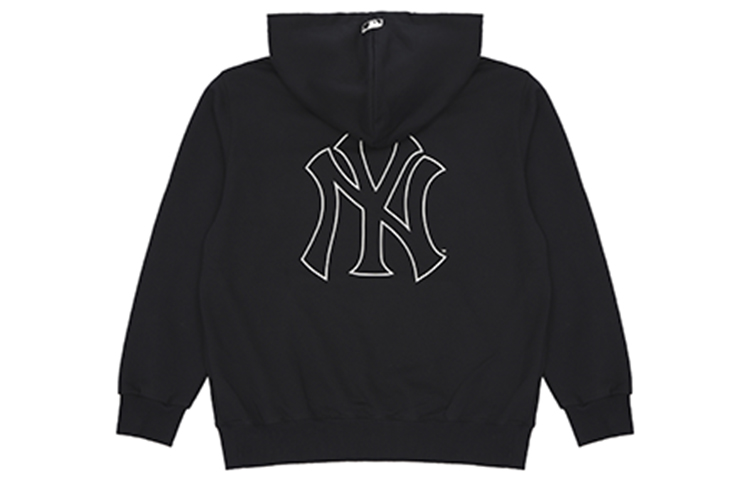 MLB New York Yankees Letter Print Loose Hoodie Unisex - Black 3AHDB0214-50BKS 圖 3