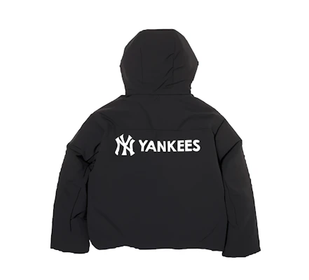 MLB 紐約洋基字母印花拉鍊連帽外套 男女款 黑色 3ADJB1246-50BKS Lookbook MLB 紐約洋基字母印花拉鍊連帽外套 男女款 黑色 3ADJB1246-50BKS