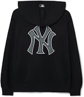 MLB New York Yankees Letter Print Zip Hoodie Black Unisex Sweatshirt Jacket 3ATRB0231-50BKS MLB New York Yankees Letter Print Zip Hoodie Black Unisex Sweatshirt Jacket 3ATRB0231-50BKS