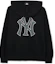 Order MLB 紐約洋基字母印花連帽外套 黑色 男女款運動夾克 3ATRB0231-50BKS