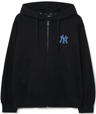 MLB 紐約洋基字母印花連帽外套 黑色 男女款運動夾克 3ATRB0231-50BKS Lookbook MLB 紐約洋基字母印花連帽外套 黑色 男女款運動夾克 3ATRB0231-50BKS