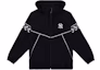 Order MLB New York Yankees Letter Zip Hoodie Jacket Unisex Black 31JPUD111-50L