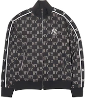 MLB New York Yankees Letterman Training Jacket Unisex Black 3ATRM0844-50BKS MLB New York Yankees Letterman Training Jacket Unisex Black 3ATRM0844-50BKS