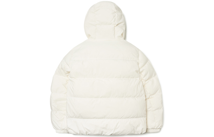 MLB New York Yankees Lightweight Beige Logo Hooded Down Jacket Unisex Winter Wear. 3ADJL0616-50IVS 圖 3