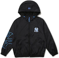 MLB New York Yankees Lightweight Hooded Jacket Unisex Black 31JPIA131-50L MLB New York Yankees Lightweight Hooded Jacket Unisex Black 31JPIA131-50L
