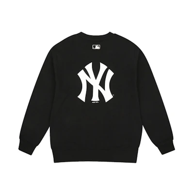 MLB New York Yankees Lightweight Logo Sweatshirt Unisex - Black 31MTR1941-50L