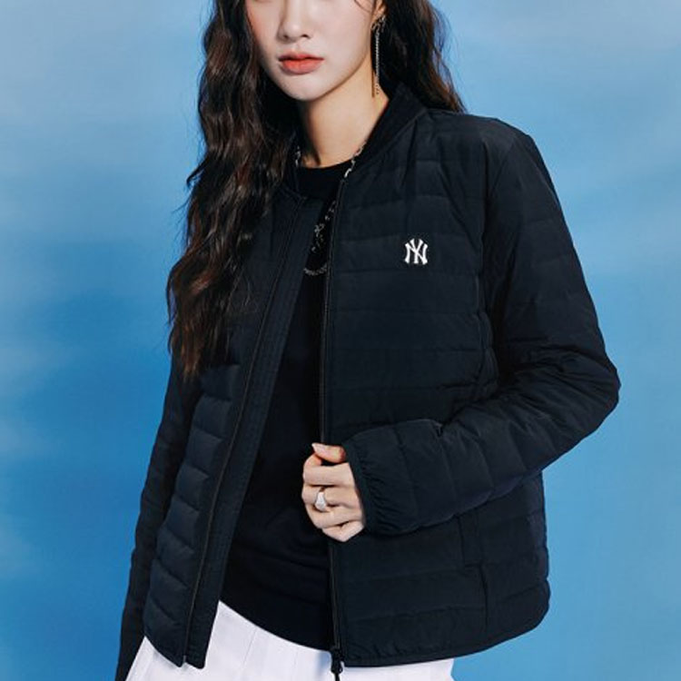 MLB New York Yankees Lightweight Quilted Down Jacket Black Unisex Winter Short. 3ADJL0216-50BKS 圖 5