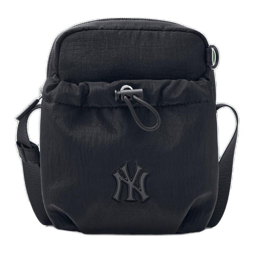 MLB New York Yankees Lightweight Waterproof Crossbody Tote Bag - Black Unisex 3ACRA015N-50BKS