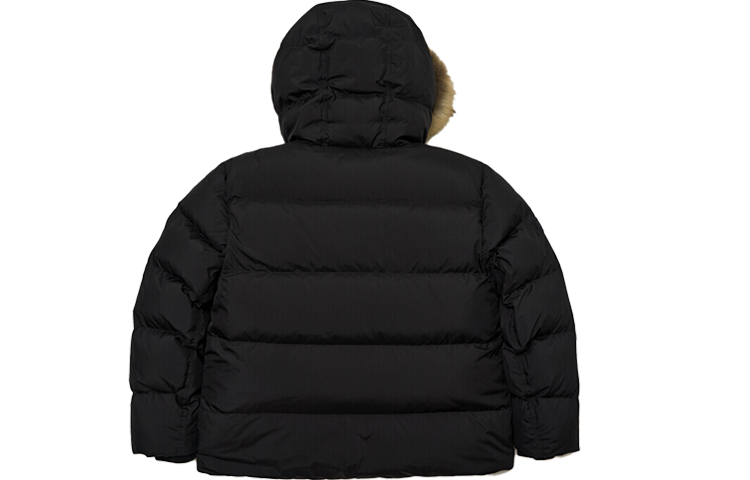 Lookbook MLB ニューヨーク ヤンキース ロゴ ブラック フード付き 冬用ダウンジャケット ユニセックス 3ADJB0516-50BKS