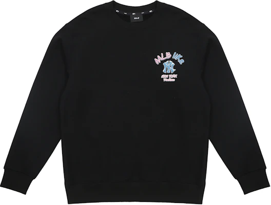 MLB New York Yankees Logo Crewneck Pullover Unisex Sweatshirt Black 3AMTL5116-50BKS Lookbook MLB New York Yankees Logo Crewneck Pullover Unisex Sweatshirt Black 3AMTL5116-50BKS