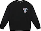 Lookbook MLB New York Yankees Logo Crewneck Pullover Unisex Sweatshirt Black 3AMTL5116-50BKS