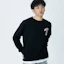 Details for MLB New York Yankees Logo Crewneck Pullover Unisex Sweatshirt Black 3AMTL5116-50BKS