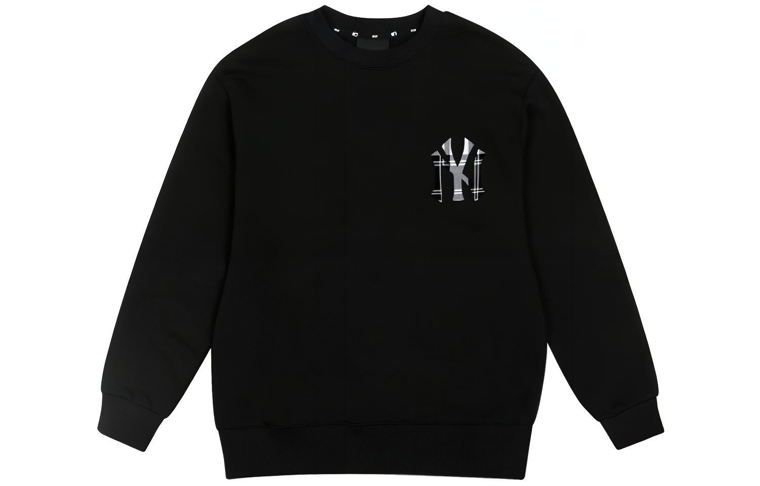 MLB New York Yankees Logo Crewneck Sweatshirt Unisex Black 31MTE2041-50L
