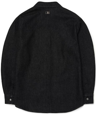 Camisa Negra Unisex MLB Yankees Logo Bordado Manga Larga Denim. 3ADRH0124-43BKS Lookbook Camisa Negra Unisex MLB Yankees Logo Bordado Manga Larga Denim. 3ADRH0124-43BKS