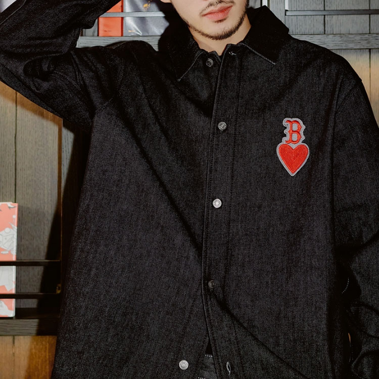 Details for Camisa Negra Unisex MLB Yankees Logo Bordado Manga Larga Denim. 3ADRH0124-43BKS