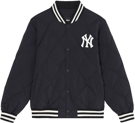 MLB紐約洋基隊Logo刺繡條紋休閒夾克 男女通用 黑色 3ADJV0646-50BKS Buy MLB紐約洋基隊Logo刺繡條紋休閒夾克 男女通用 黑色 3ADJV0646-50BKS