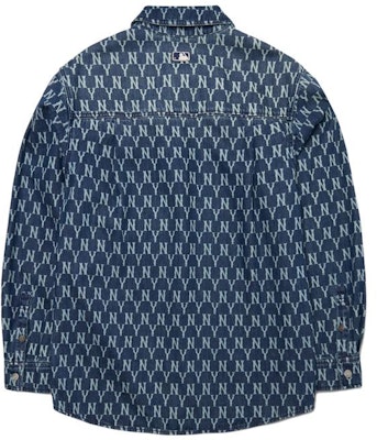 MLB New York Yankees Logo Embroidered Vintage Loose Long Sleeve Shirt Blue Unisex 3AWSN3014-50 Lookbook MLB New York Yankees Logo Embroidered Vintage Loose Long Sleeve Shirt Blue Unisex 3AWSN3014-50