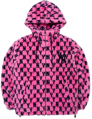 MLB纽约扬基队标志连帽夹克男女同款 - 芭比粉色. 3AJPF1816-50PKD Order MLB纽约扬基队标志连帽夹克男女同款 - 芭比粉色. 3AJPF1816-50PKD