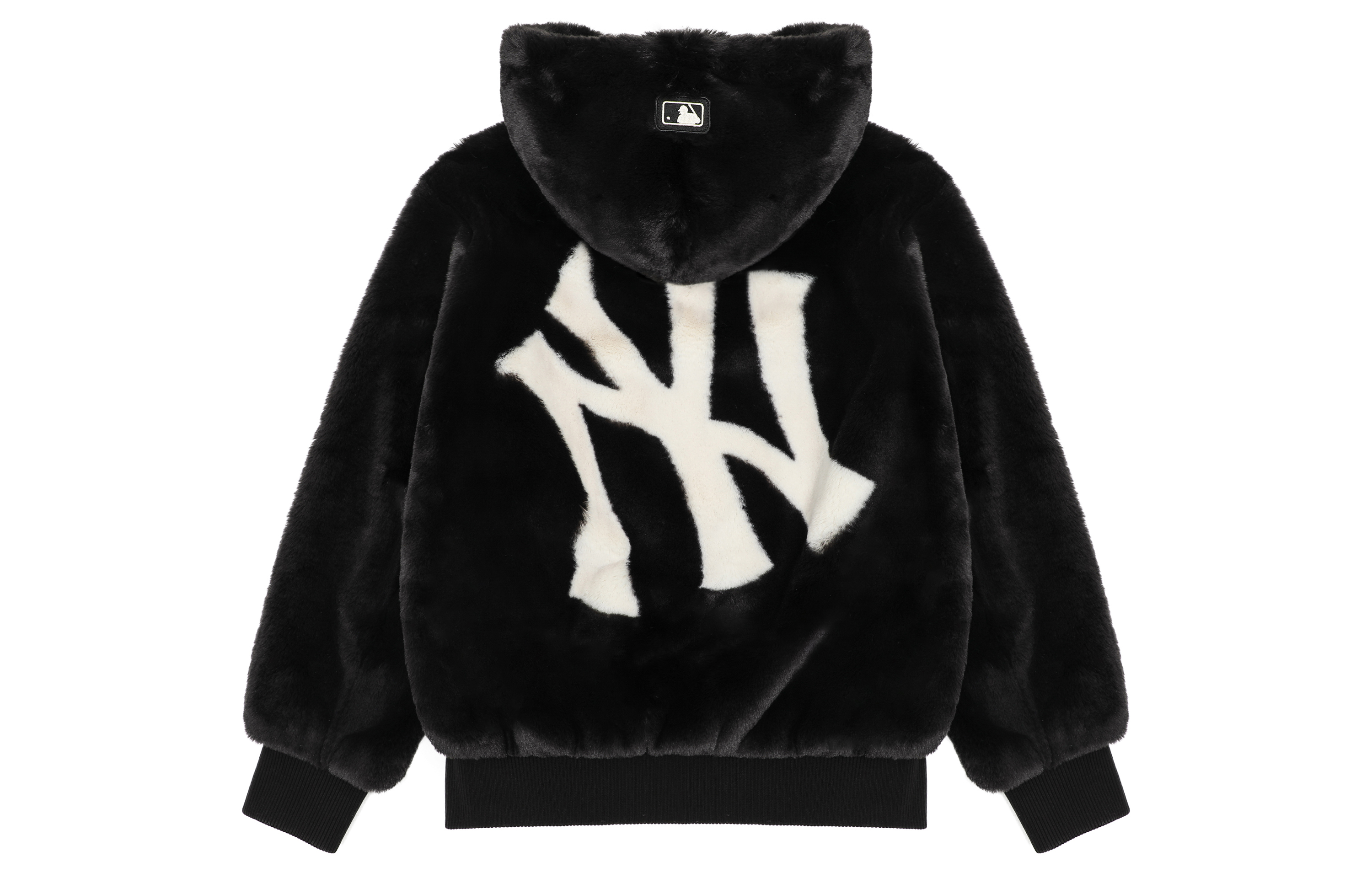 Lookbook MLB 뉴욕 양키스 로고 플리스 윈드브레이커 자켓 유니섹스 - 블랙 3AFDB0426-50BKS