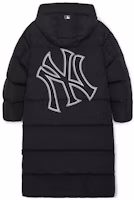 MLB New York Yankees Logo Hooded Quilted Puffer Jacket Unisex Black. 3ADJB1836-50BKS MLB New York Yankees Logo Hooded Quilted Puffer Jacket Unisex Black. 3ADJB1836-50BKS