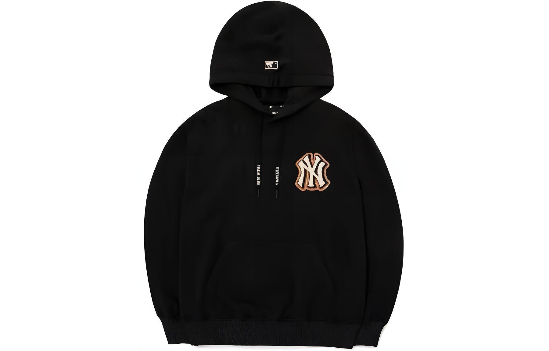MLB New York Yankees Logo Hoodie Unisex Vintage Style Black 3AHDB0426-50BKS