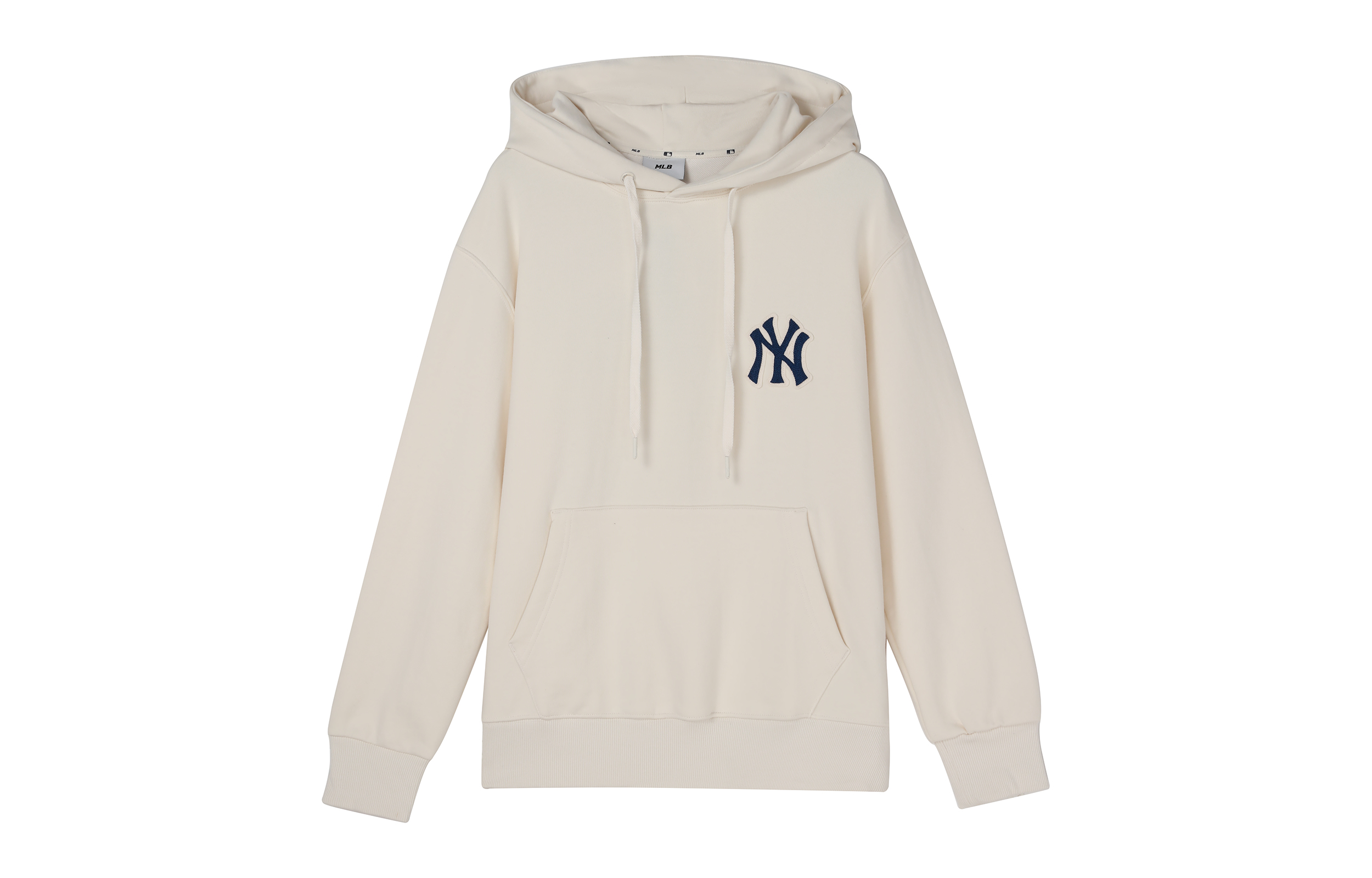 MLB New York Yankees Logo Hoodie Unisex White Pullover Sweater 3AHDM0121-50CRS