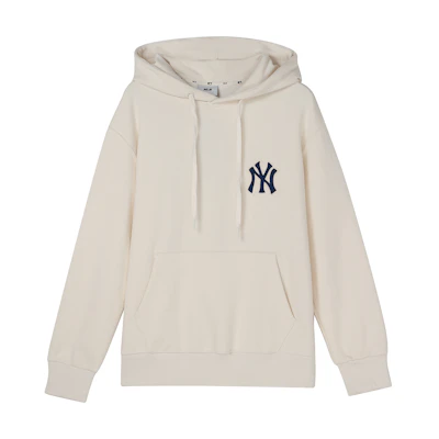 MLB New York Yankees Logo Hoodie Unisex White Pullover Sweater 3AHDM0121-50CRS