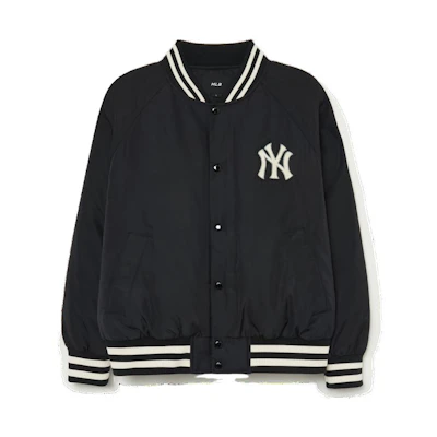 MLB New York Yankees Logo Long Sleeve Baseball Jacket for Men 3LDJV0136-50BKS